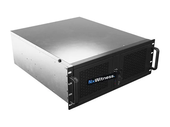 4U Nx Witness server with lockable front